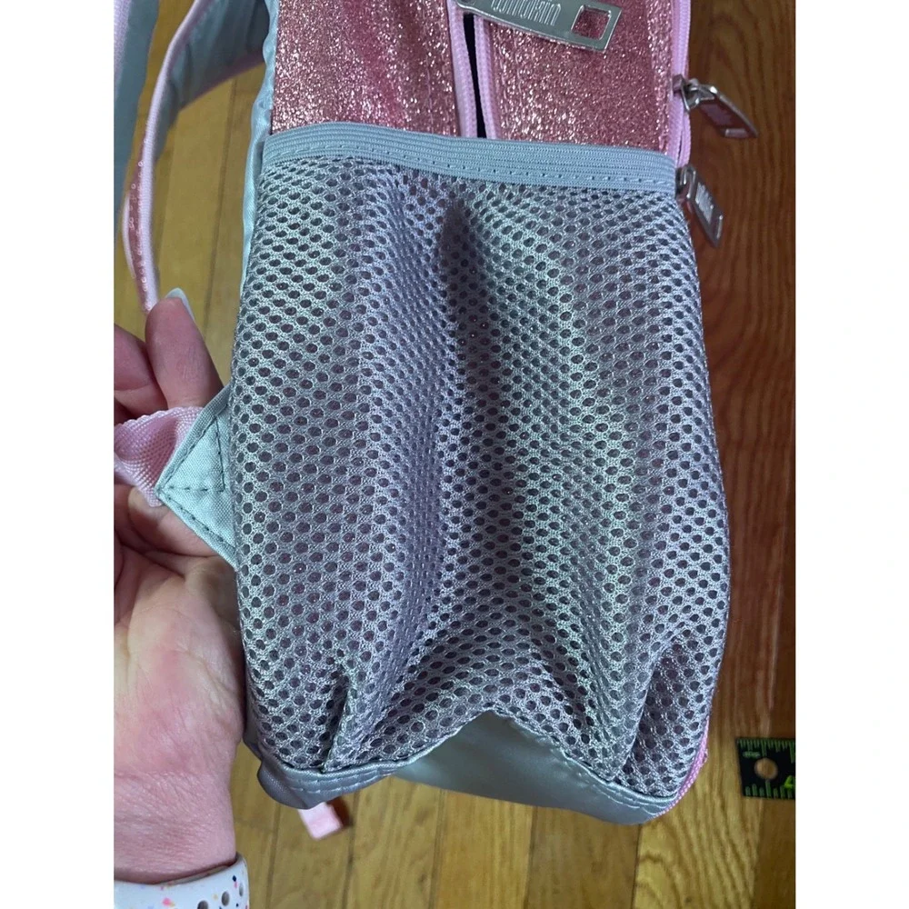 Wildkin‎ Pink Glitter Backpack Kids School Bag Shimmer Sparkle 15 Inch NWT